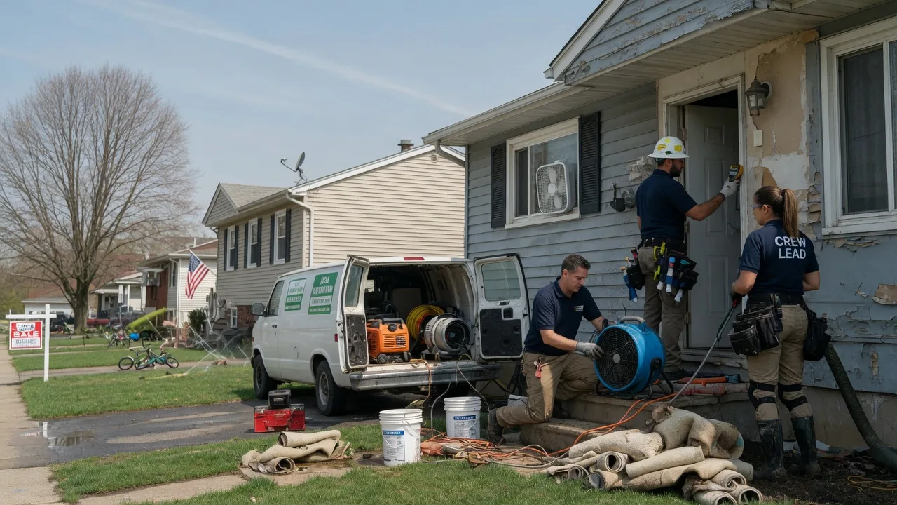 Flood Cleanup in Califon, NJ near me